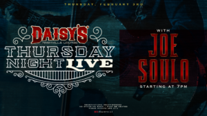 Thursday Night Live- Joe Soulo 7 pm 2/3