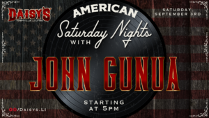 American Saturday Night with John Gunua September 3rd 5 pm