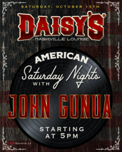 American Saturday Night with John Gunua 10-15 5pm