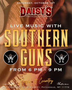 Live Music with Southern Guns, Saturday October 1st 6 pm - 9 pm