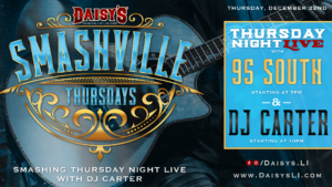 smashville thursday 12/22 with 95 south and dj carter starting at 7 pm