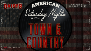 Live Music by Town and Country Saturday, Jan 21st at 6 pm