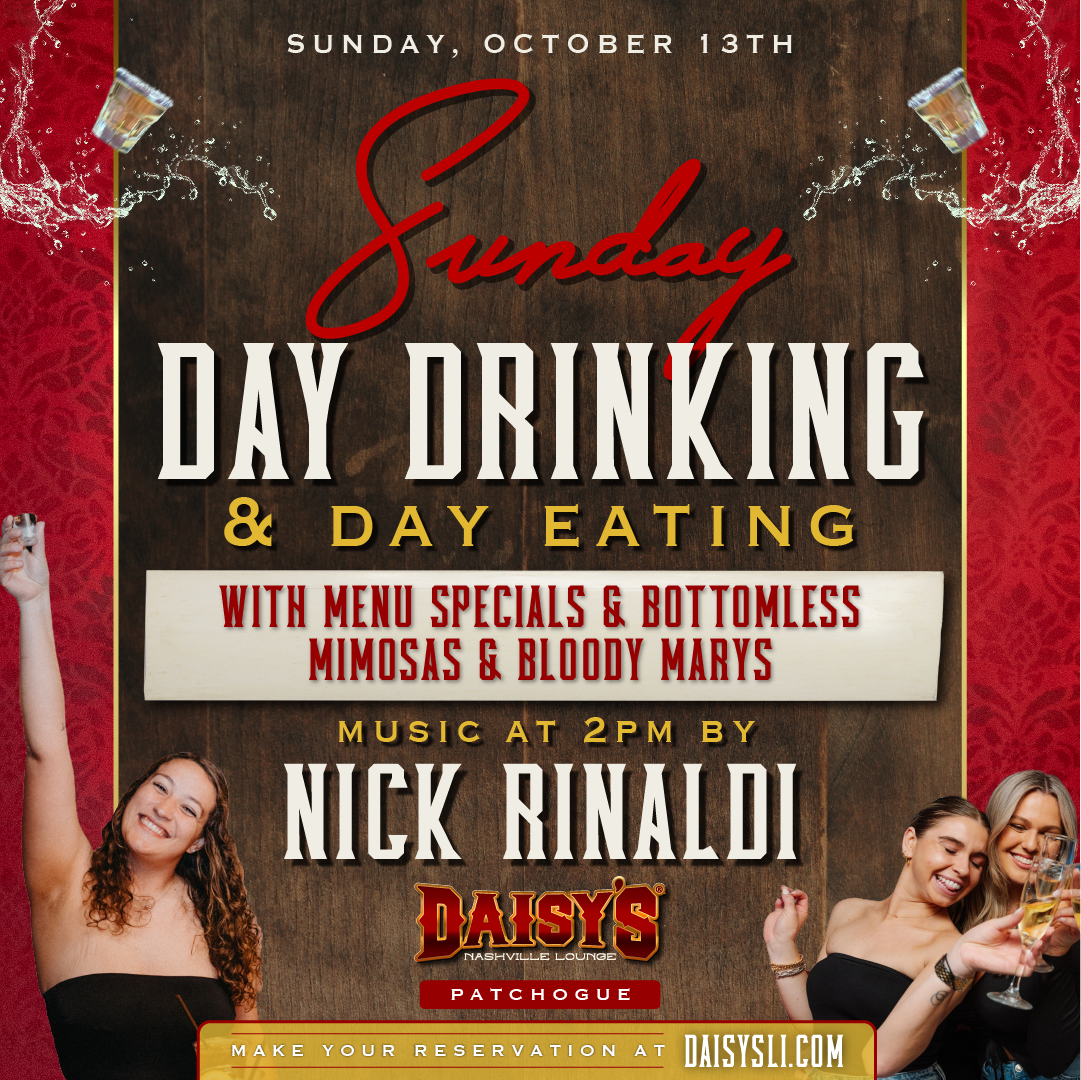 Sunday, October 13th: Live Music by Nick Rinaldi at 2 pm