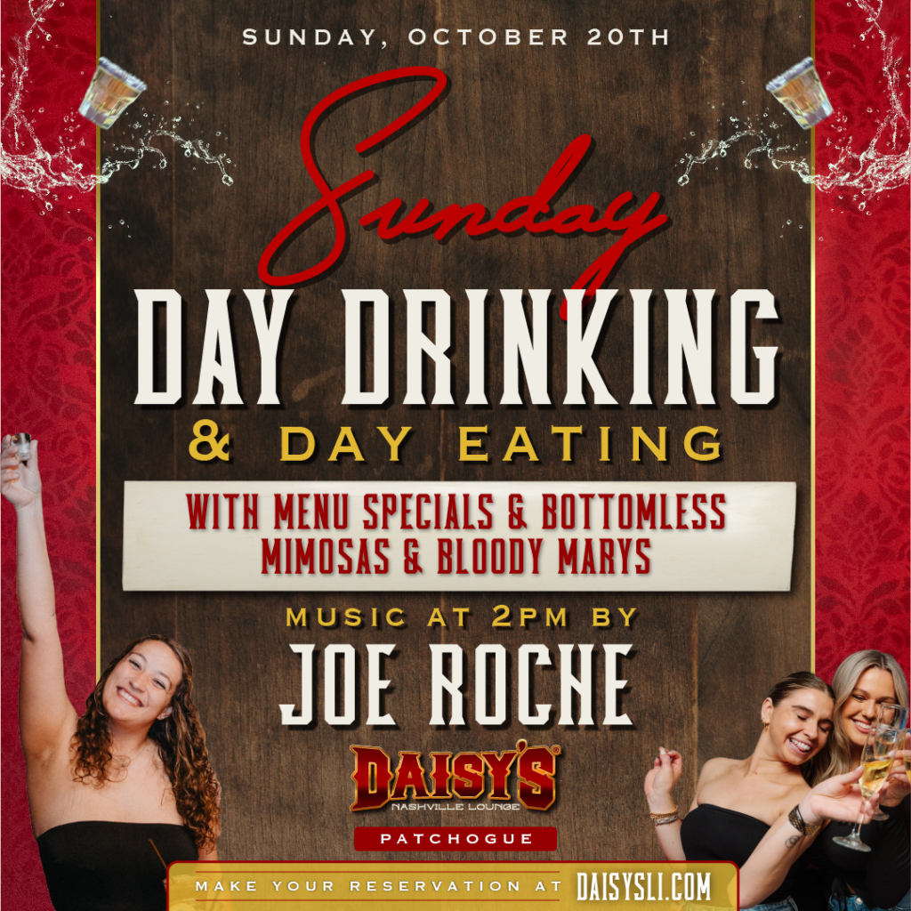 Sunday, October 20th: Live music by Joe Roche at 2 pm