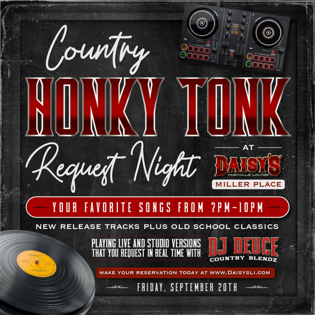 Friday, september 20th: Music by DJ Deuce 7 pm - 10 pm