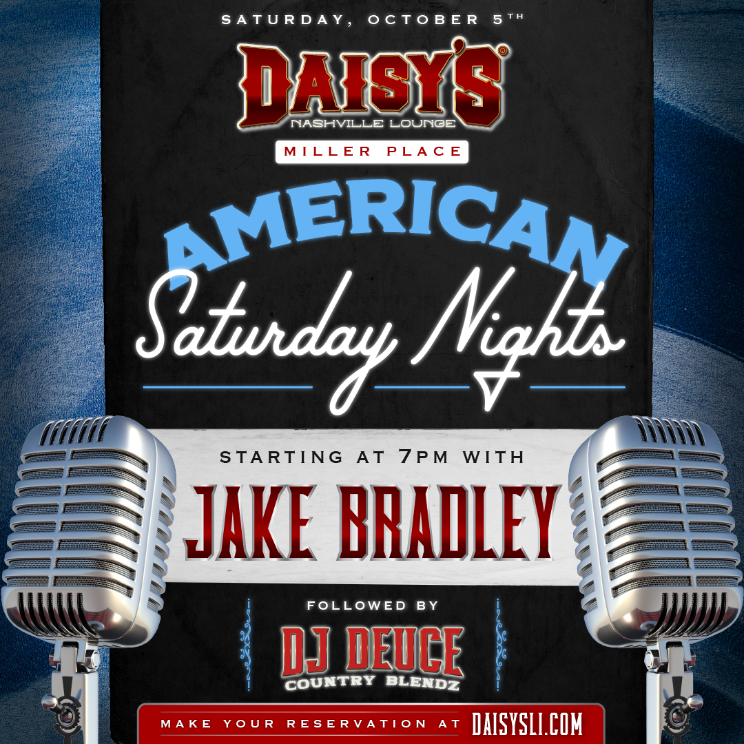 Saturday, October 5th: Live music by Jake Bradley & DJ Deuce at 7 pm