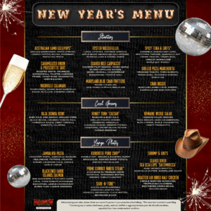 NYE Menu