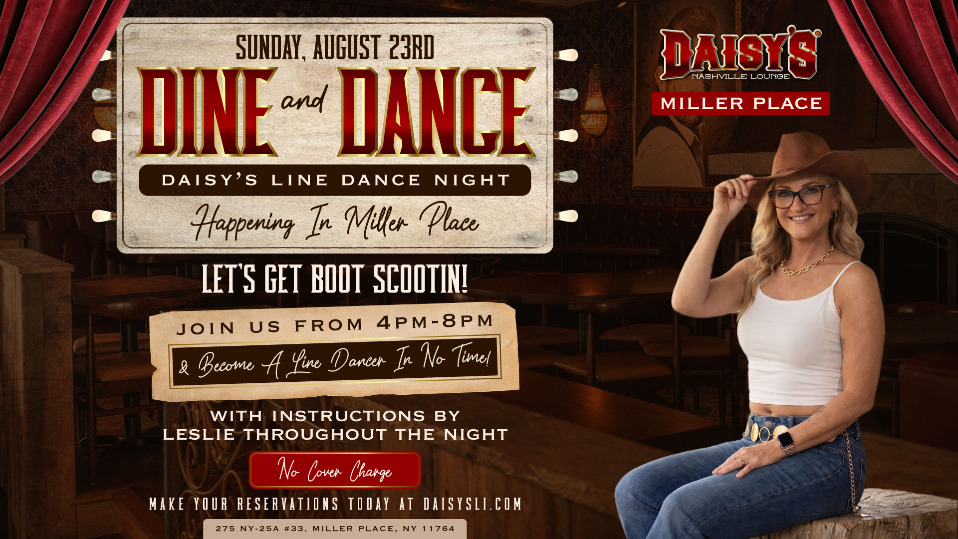 Dine and Dance Line Dancing Night