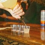 shots being poured